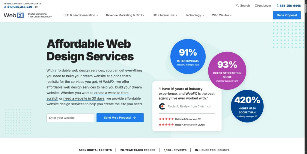 Affordable Web Design Services Budget Web Design Webfx