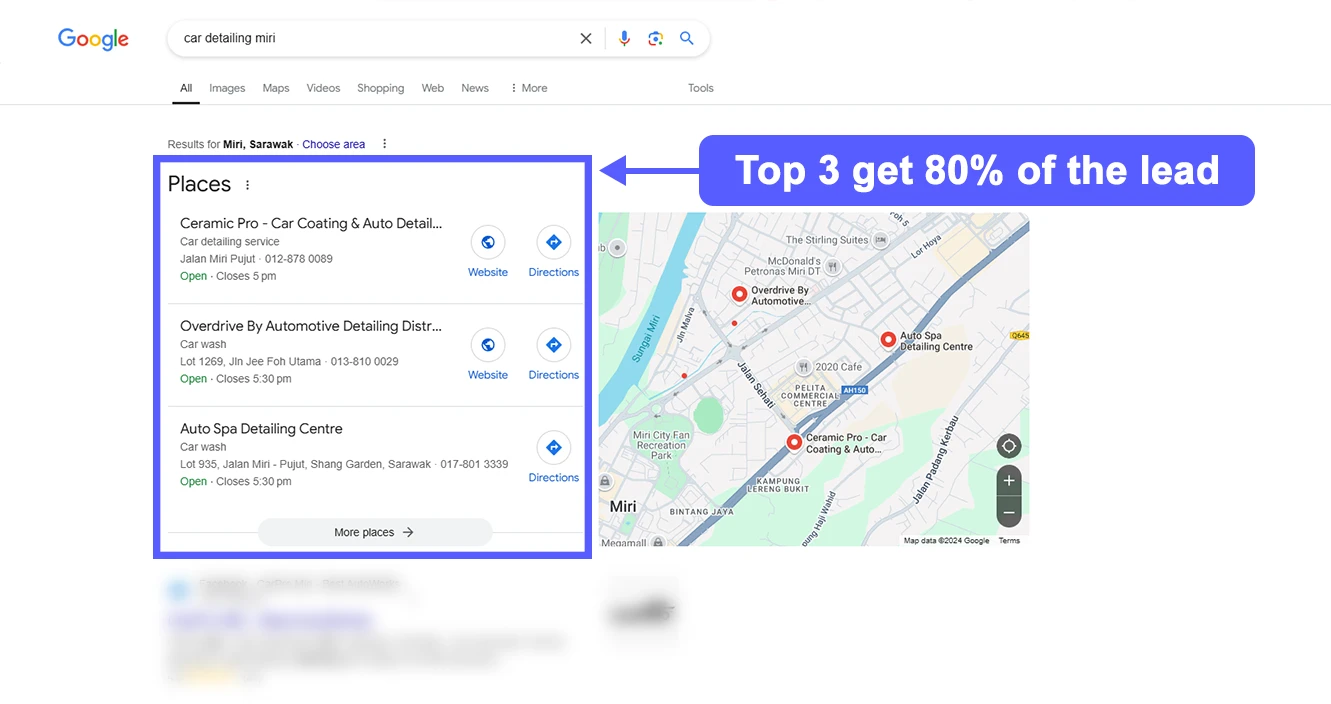 Local SEO service in Malaysia to rank in Google Map